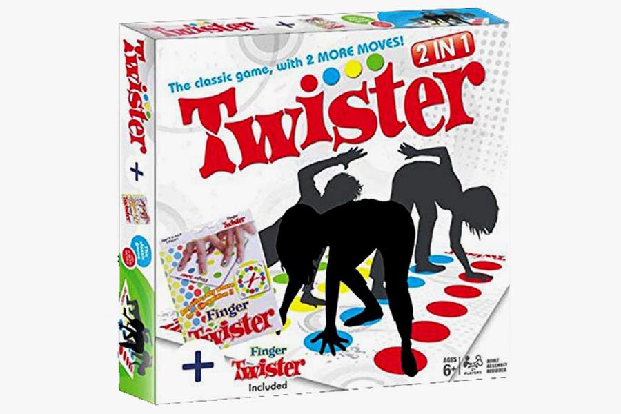 2 in 1 Twister Game and Cool Mat- Plus Finger Twister