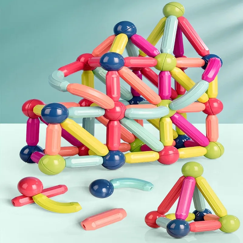 DIY Magnetic Building Sticks Construction Blocks 36 pieces