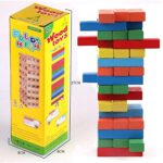 Colorful Wooden Jenga 48 Pieces