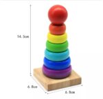 Rainbow Stacking Tower - Image 2
