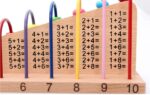 Calculation Wooden Counter & Abacus for Maths - Image 4