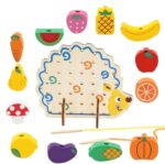 Wooden Fruits And Vegetables For Lacing And Threading - Image 5
