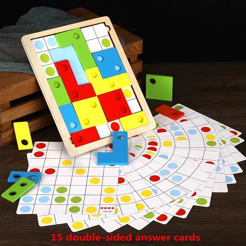 Geometric Block Game With 30 Patterns