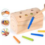 WOODEN MAGNETIC CATCH WORM GAME - Image 5