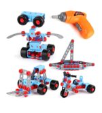 Creative Assembling Nut Combination 10 In 1 Models With Drill 286 Pcs