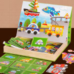 Magnetic Transport Jigsaw Puzzle With White Board - Image 5