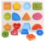 Colorful Geometrical Shapes 3D wooden Board - Image 3