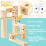 Onshine Wooden Marble Run Building Blocks. - Image 2