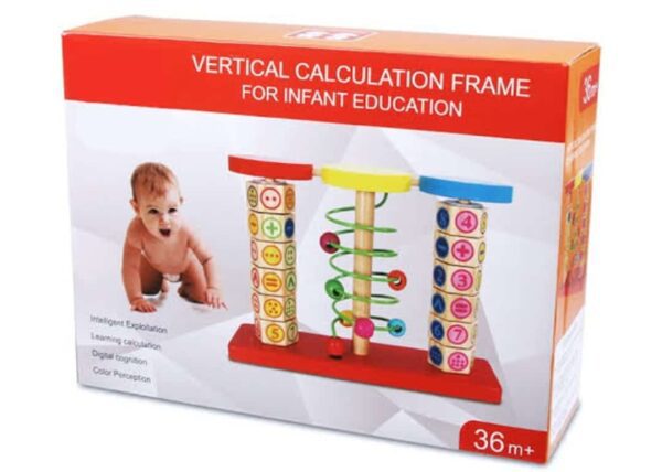 Wooden Educational Calculating Rack – Learning Toys