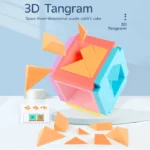 3D Tangram Jigsaw Puzzle Cube - Image 2