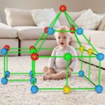 3D Tube House Building Blocks Play Set – 68 Pieces