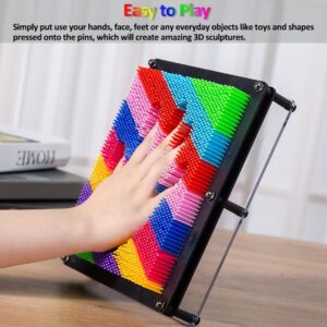 3 dimensional pin art sensory sculpture toy for kids
