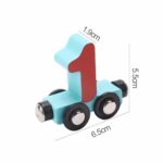 Numbers Wooden Magnetic Train 27 Pieces - Image 5