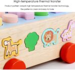 Wooden Sorting Car With Numbers,Shapes And Rings - Image 8