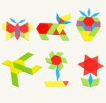 Wooden Pattern IQ Blocks (250 PCS) - Image 2