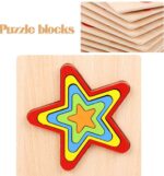 Geometric Pentagram 3 D Wood Puzzle - Image 4