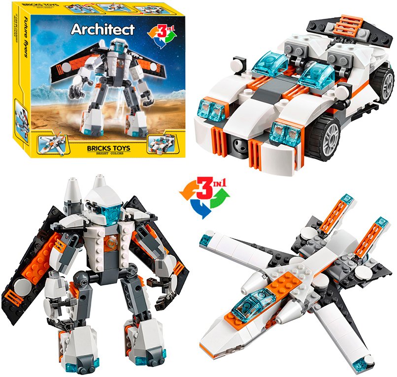 Architect Future Flyers 3 Models– 237 Pieces