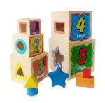 Shape Matching And Sorting 5 Wooden Boxes - Image 3