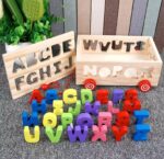 Letter sorting wooden car - Image 4