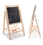 WHITE AND BLACK BOARD WITH STAND - Image 4