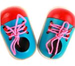 Lacing And Tying colorful 2 Pieces Shoes - Image 4