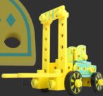 Nut Combination Assembling Wooden Excavator - Image 5