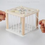 2 in 1 Wooden Montessori Shape Sorting & Lacing Activity - Image 4