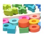 Wooden Six In One Learning Board(105 Pieces) - Image 3
