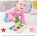 Colorful Geometric Shapes Cognitive Board(Pentagram). - Image 5