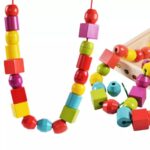 Wooden Lacing Beads For Fine Motor Skills - Image 9