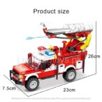 Assembling Fire Truck With Water Spray Lego Blocks - 265 Pieces - Image 3