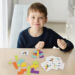 Wooden Colorful Blocks With 40 Patterns - Image 9