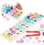 3 in 1 Wooden Learning Board - Image 3