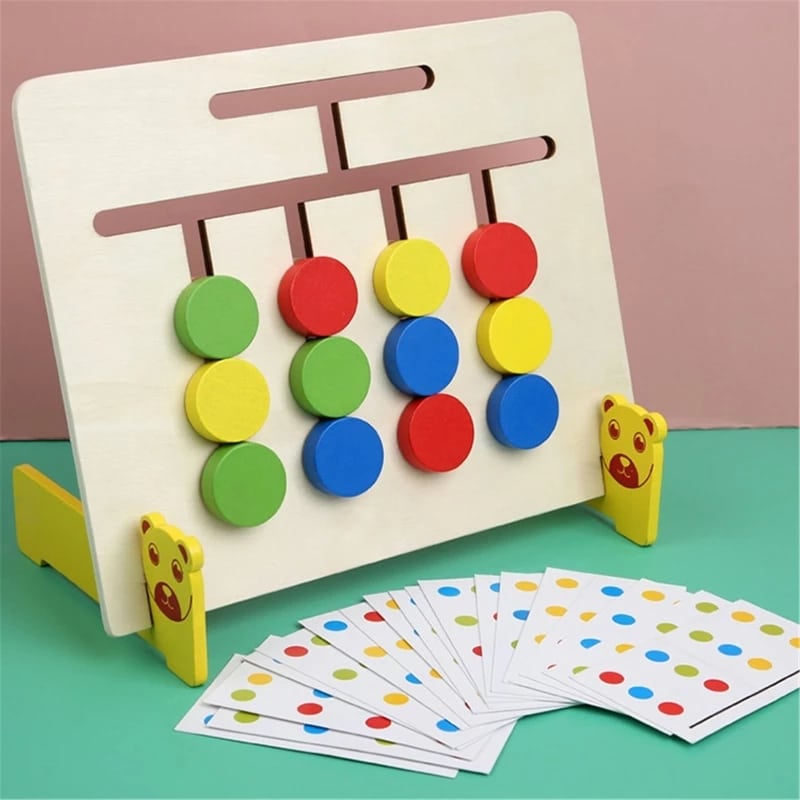 Four Color Animal Game With Patterns
