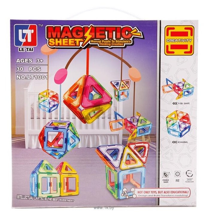 Colorful Magnetic Tiles