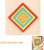 Geometric Square 3 D Wood Puzzle - Image 6