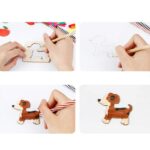 Drawing Template with Stencils and Markers - Image 8