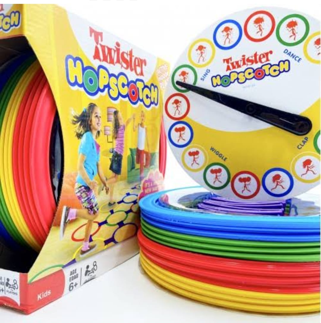 Hopscotch Rings With Twister – 13 PVC Rings