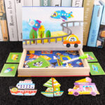 Magnetic Transport Jigsaw Puzzle With White Board - Image 6
