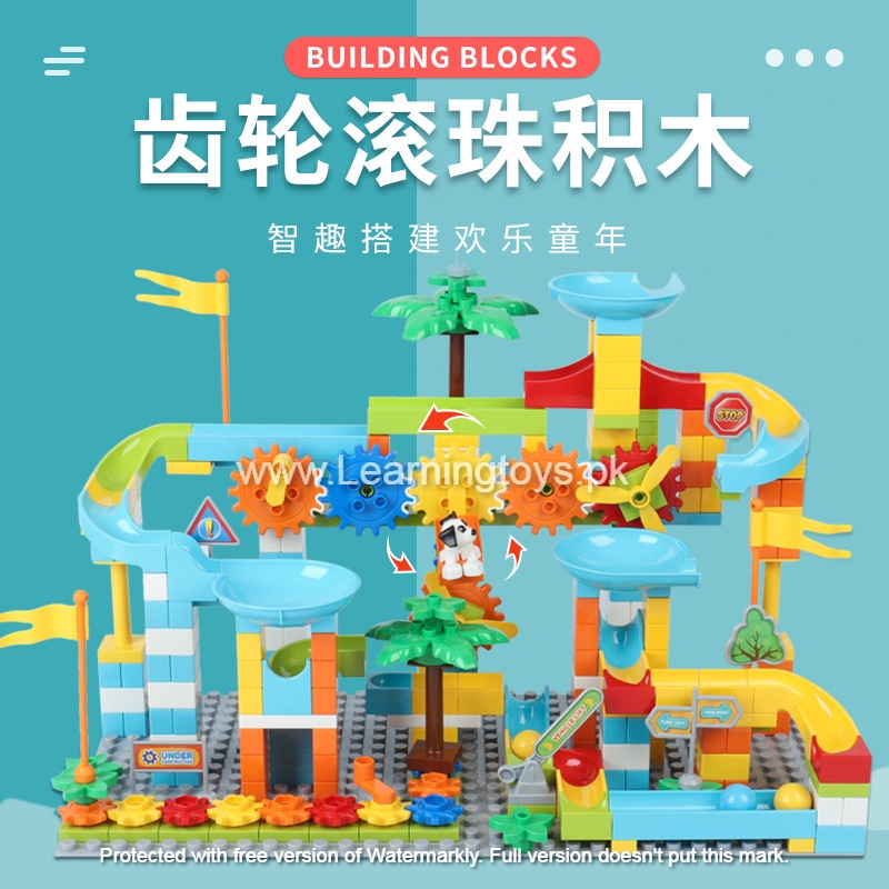 Building Gear & Maze Block 307 Pieces(With 6 Balls)