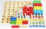 Nut Combination Assembling Wooden Toy - Image 4