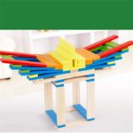 Wooden Stacking Colorful Building Blocks 102 Pieces - Image 5