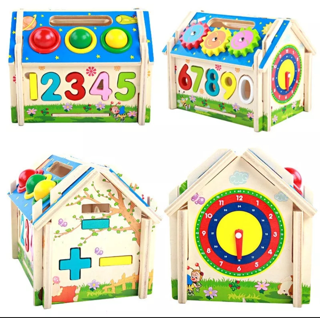Wooden Educational Smart House With Creativity
