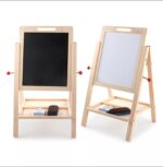 WHITE AND BLACK BOARD WITH STAND - Image 5