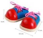 Lacing And Tying colorful 2 Pieces Shoes - Image 5