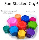 Stacking Cups Numbers & Letter – Hexagon 10 pieces - Image 6