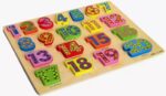 1 To 20 Wooden 3 D Learning Board Large. - Image 4