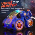Remote Control Spray Racing Car(Blue Color) - Image 3