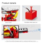 Assembling Fire Truck With Water Spray Lego Blocks - 265 Pieces - Image 7