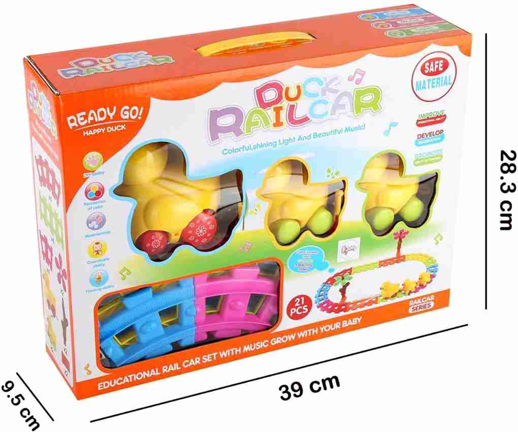 Duck Rail Car Track Train Set